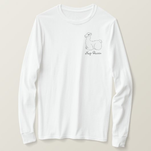 Nap Queen Sleepy Llama T-shirt (Design voorkant)