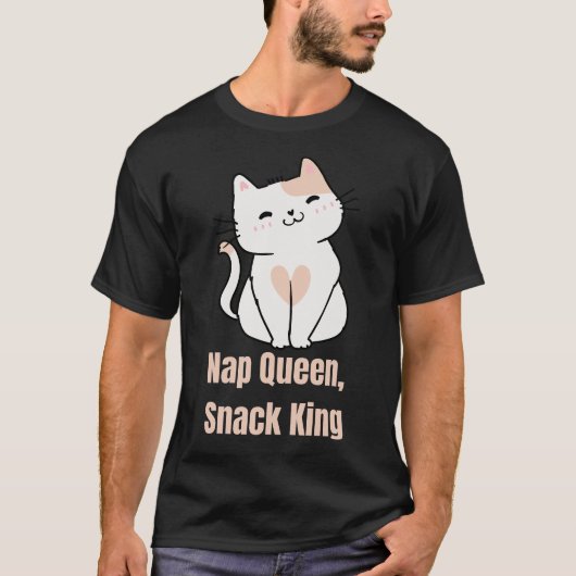 Nap Queen, Snack King T-shirt (Voorkant)