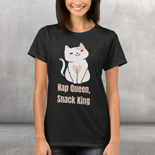 Nap Queen, Snack King T-shirt