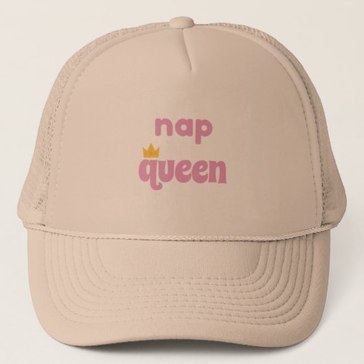 Nap Queen Trucker Hat Pet (Voorkant)