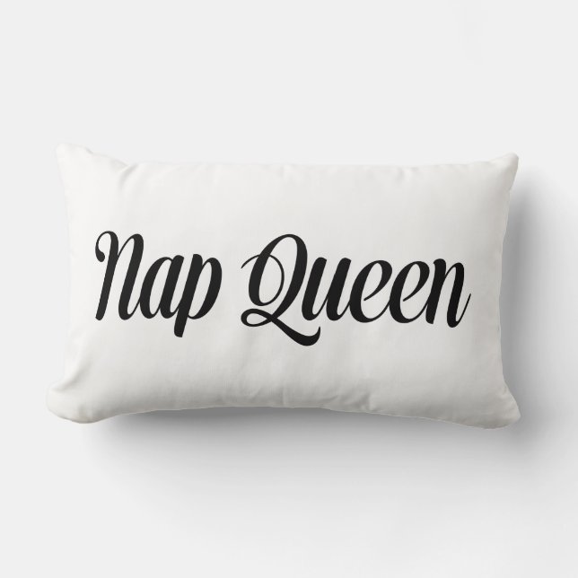 Nap Queen Typografie Kussen (Voorkant)