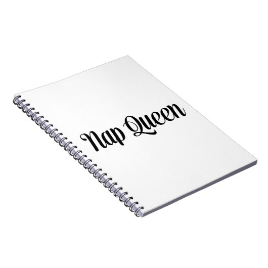 Nap Queen Typografie Notitieboek (Rechterzijde)