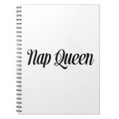 Nap Queen Typografie Notitieboek (Voorkant)