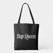 Nap Queen Typografie Tote Bag (Achterkant)