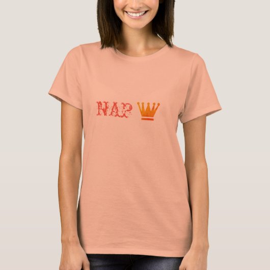 Nap Queen Vrouwen Basic T-shirt, wit T-shirt (Voorkant)