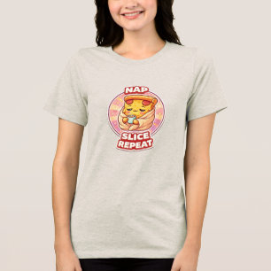 Nap Slice Repeat Pizza Shirt – Mooie Kawaii Gezell
