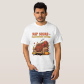 Nap Squad Funny Thanksgiving Turkey Design T-shirt (Voorkant volledig)