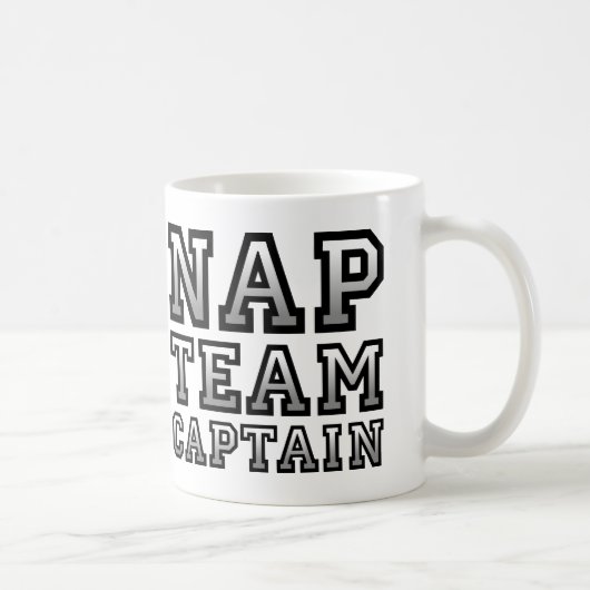 Nap Team Captain Grappige Mok Reismok (Rechts)