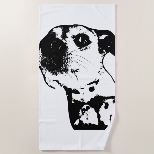 Nap tijd aan de kust strandlaken (Voorkant)