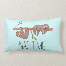 Nap tijd slaperig luie luie luie tekening kussen