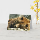 Nap Time Beer Kaart (Gele Bloem)