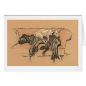  - Nap Time for Two Dogs, (Voorkant Horizontaal)