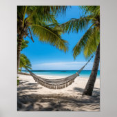 Nap Time in Florida met deze serene hangmat scene Poster (Voorkant)