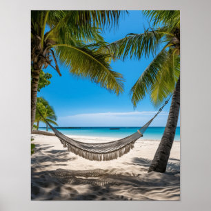 Nap Time in Florida met deze serene hangmat scene Poster