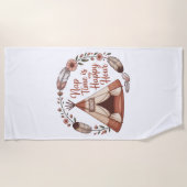 Nap Time Is My Happy Hour Strandlaken (Voorkant)