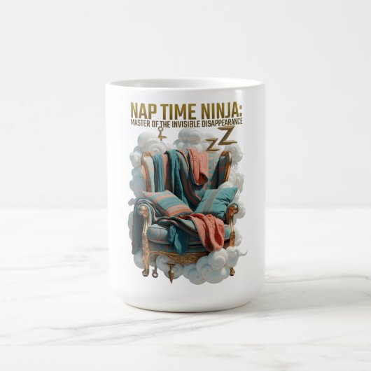 Nap Time Ninja T Shirt Koffiemok (Center)
