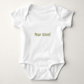 Nap Time. Organic Onsie Romper (Voorkant)