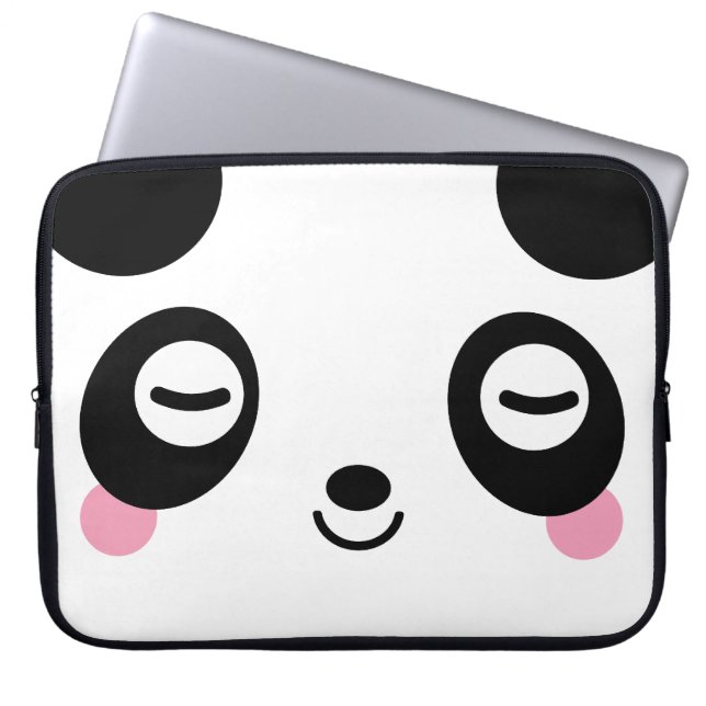 Nap Time Panda Laptop Sleeve (Voorkant)