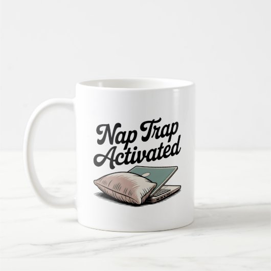 Nap Trap Activated | Emotional Mood with a Pillow  Koffiemok (Links)