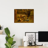 Nap vanmiddag de drempelvloer Jutz Feddersen Poster (Thuiskantoor)