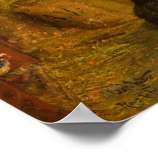 Nap vanmiddag de drempelvloer Jutz Feddersen Poster (Hoek)