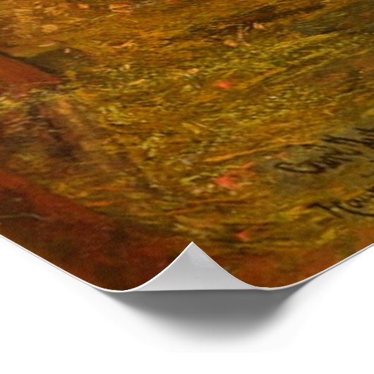 Nap vanmiddag de drempelvloer Jutz Feddersen Poster (Hoek)