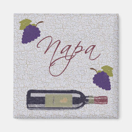 Napa Antieke Wijnfles Magneet