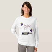Napa Antieke Wijnfles T-shirt (Voorkant volledig)