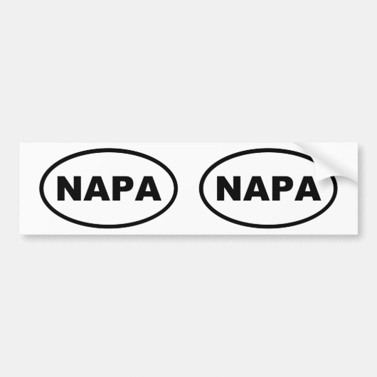 NAPA BUMPERSTICKER (Voorkant)
