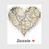 Napa CA  Kaart Sticker (Vel)