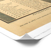 Napa, CA Panoramische kaart (0684A) Poster (Hoek)