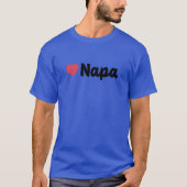 Napa California Heart Script gift T-shirt (Voorkant)