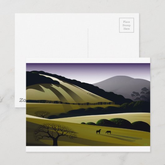 Napa Hills Briefkaart (Voorkant / Achterkant)