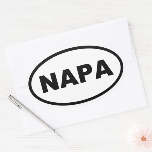 NAPA OVALE STICKER (Envelop)