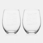 Napa & Sonoma Stemless Wijnglas Set Zonder Voet (Achterkant)