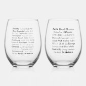 Napa & Sonoma Stemless Wijnglas Set Zonder Voet (Voorkant)