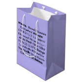 Napa Sonoma Wijn Gift Bag Medium Cadeauzakje (Voorkant Gekanteld)