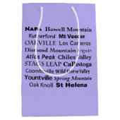 Napa Sonoma wijncadeautas Medium Cadeauzakje (Voorkant)