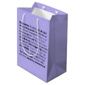 Napa Sonoma wijncadeautas Medium Cadeauzakje (Achterkant Gekanteld)