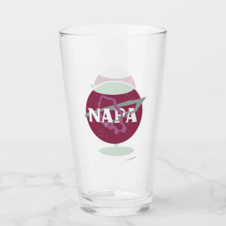 Napa Space Style Wine Country Agency Logo Design Glas