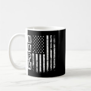 Napa Vaderdag Amerikaanse Vlag 4 juli Koffiemok
