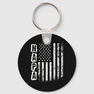 Napa Vaderdag Amerikaanse vlag 4 juli Sleutelhanger