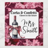 Napa Valley Bachelorette Party Wijnlabel Wijn Etiket (Enkel label)