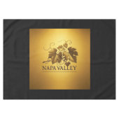 Napa Valley Black Party Evenement Tafelkleed (Voorkant (Horizontaal))