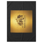 Napa Valley Black Party Evenement Tafelkleed (Voorkant)