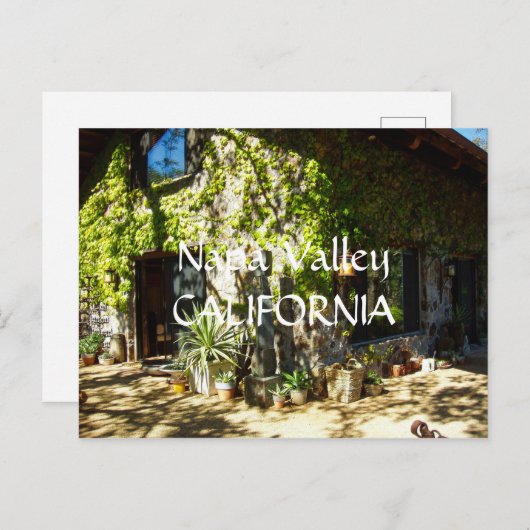 Napa Valley Briefkaart (Voorkant / Achterkant)