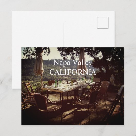 Napa Valley Briefkaart (Voorkant / Achterkant)