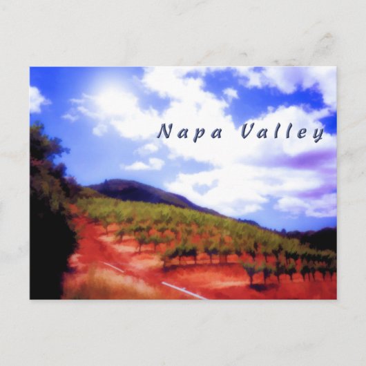 Napa Valley Briefkaart (Voorkant)