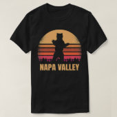 Napa Valley CA Beer  Onderdruk 80s Califor T-shirt (Design voorkant)