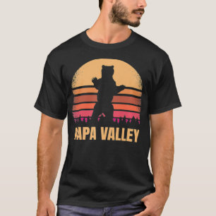 Napa Valley CA Beer Onderdruk 80s Califor T-shirt